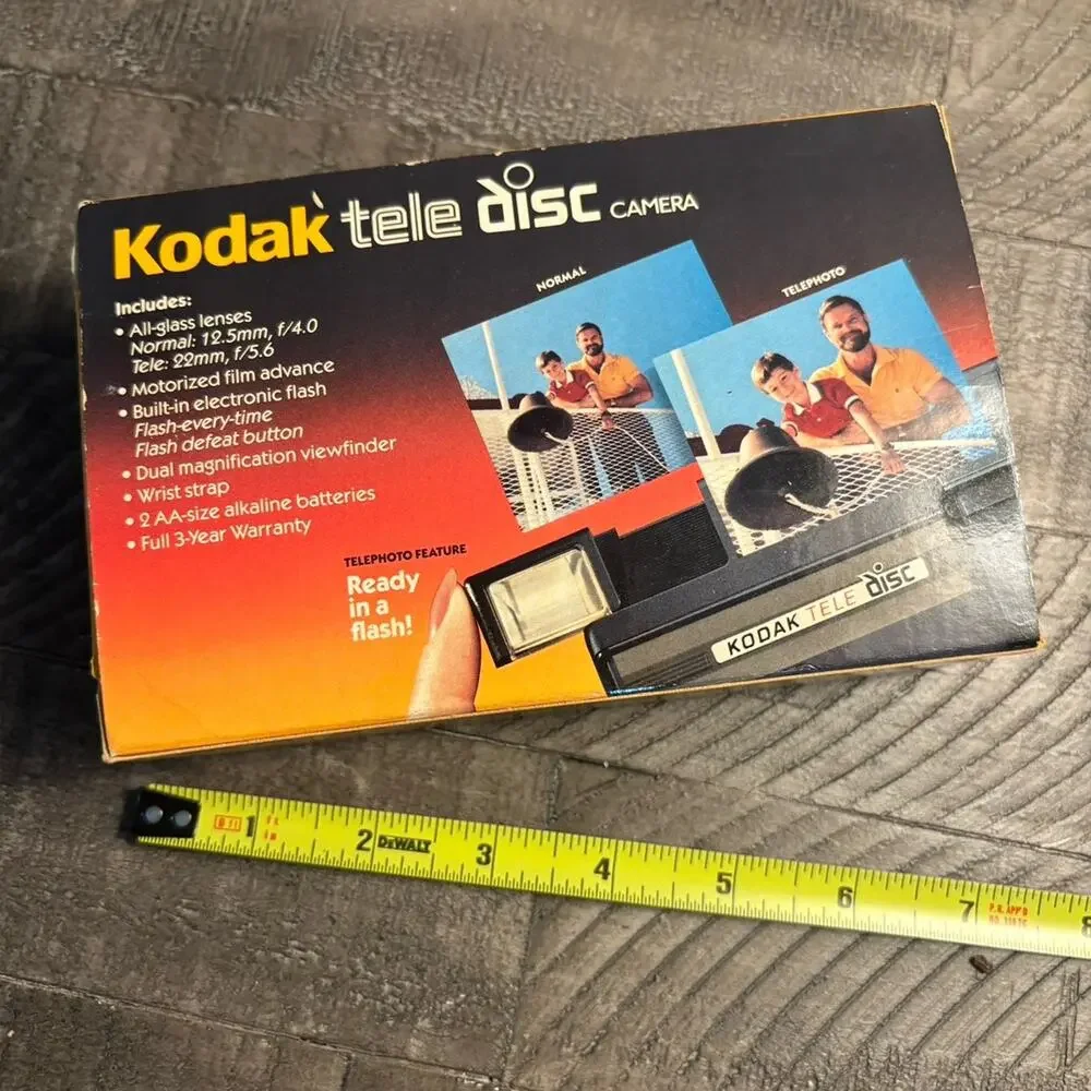 Vintage Kodak Tele Disc Camera 1980s Collectible